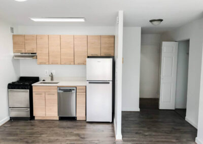 Interior of unit - kitchen